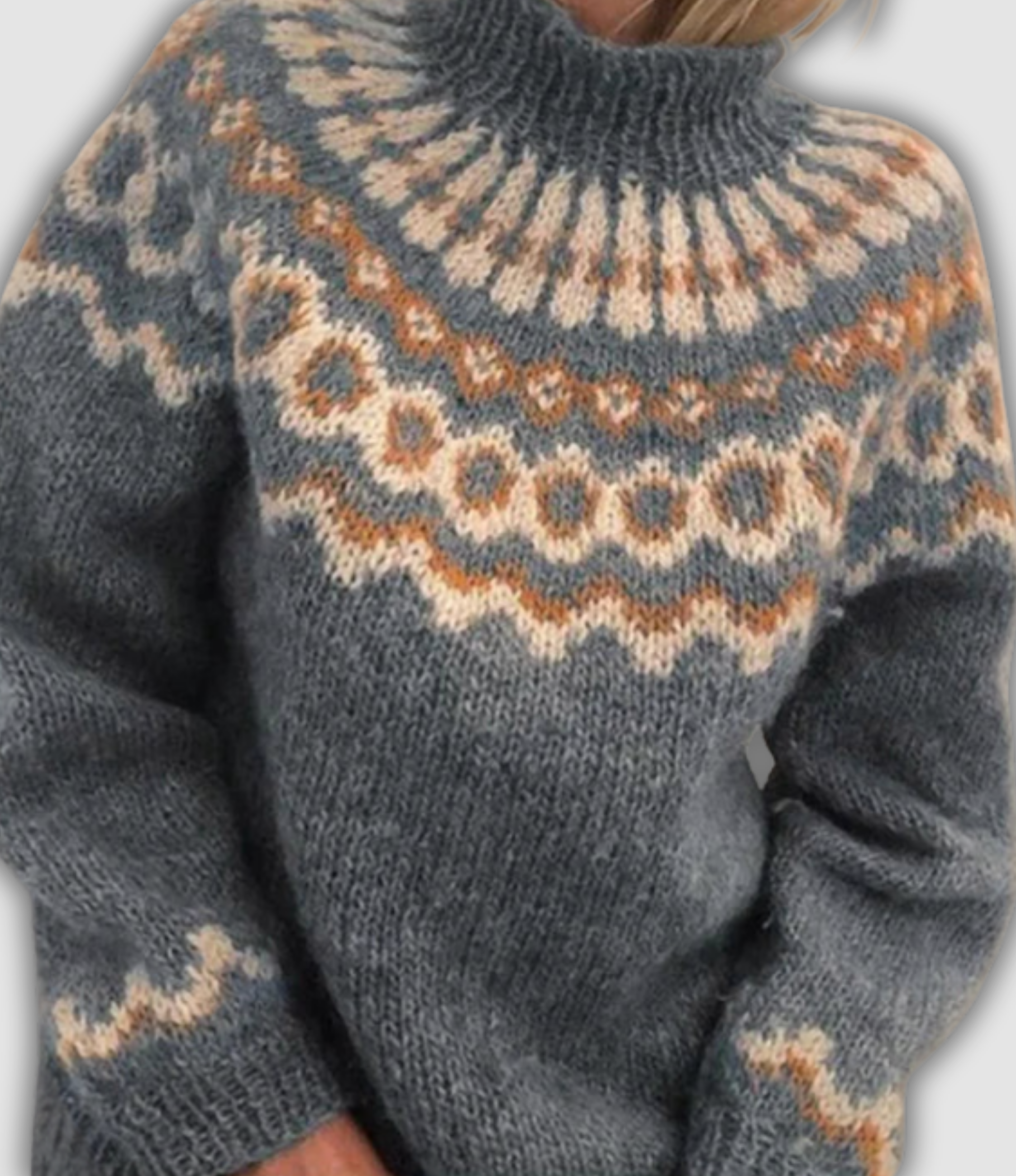 Violetta - Hyggelig megztinis su apykakle