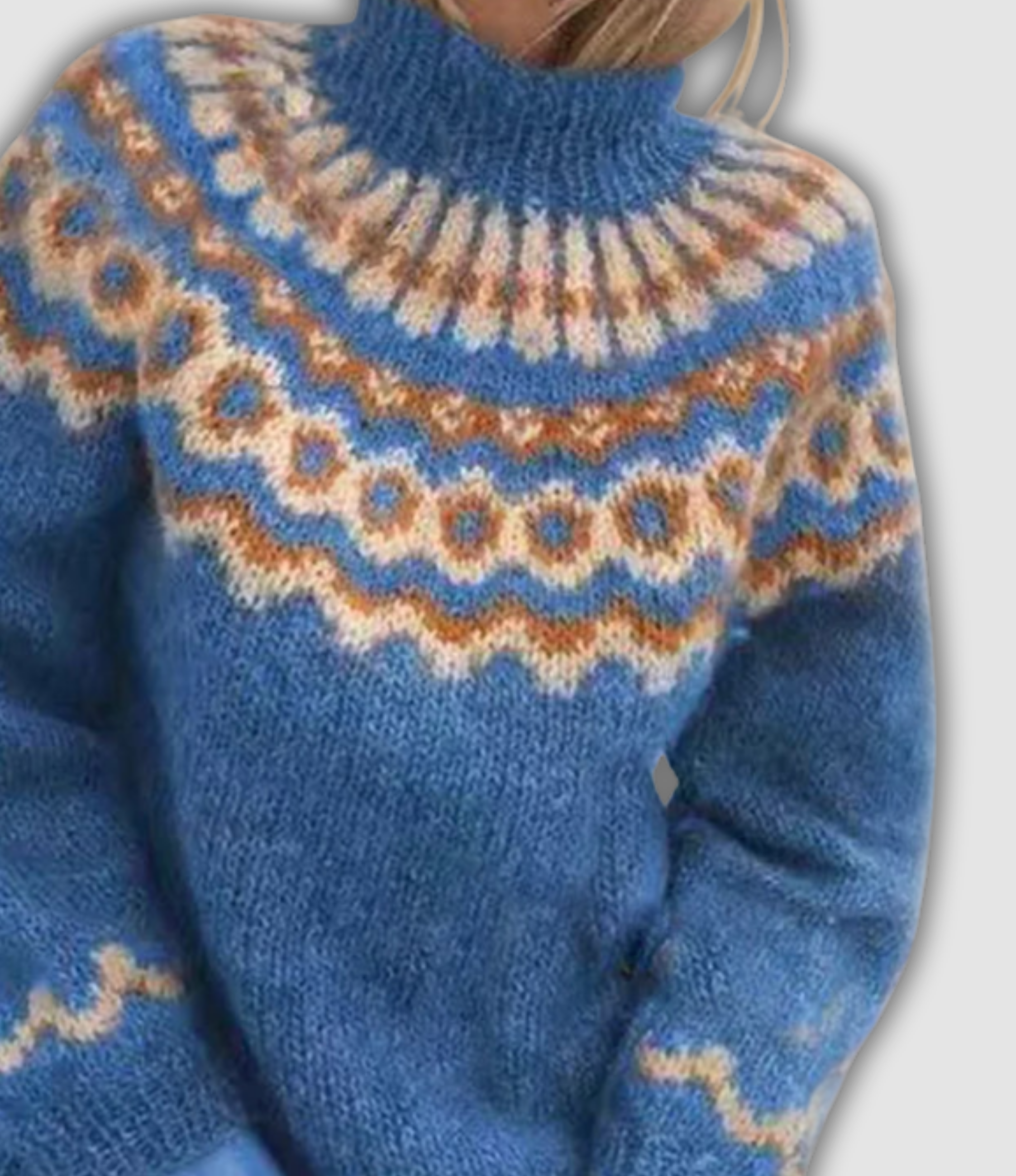 Violetta - Hyggelig megztinis su apykakle