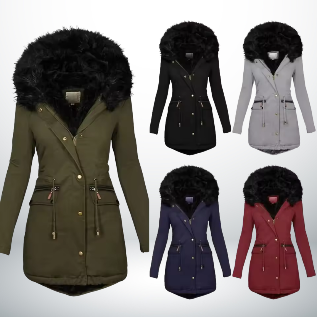 Justyna™ – Mellemlang Vinterjakke