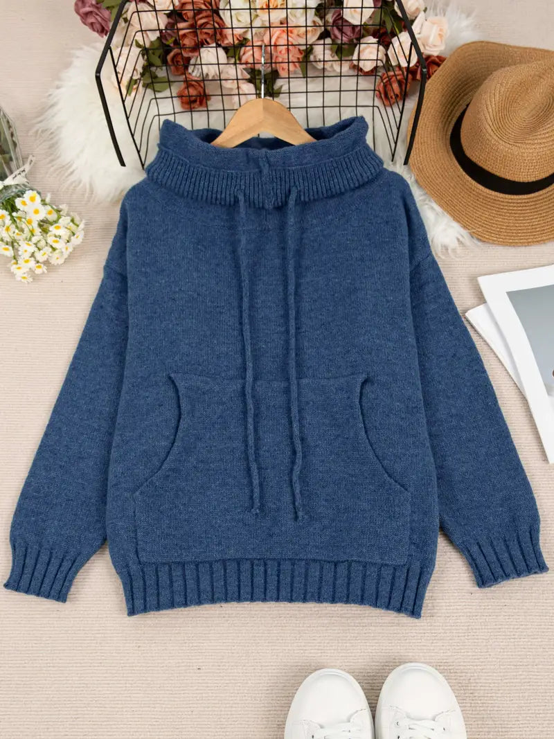 Paulina - Megztinis su kengūros kišene