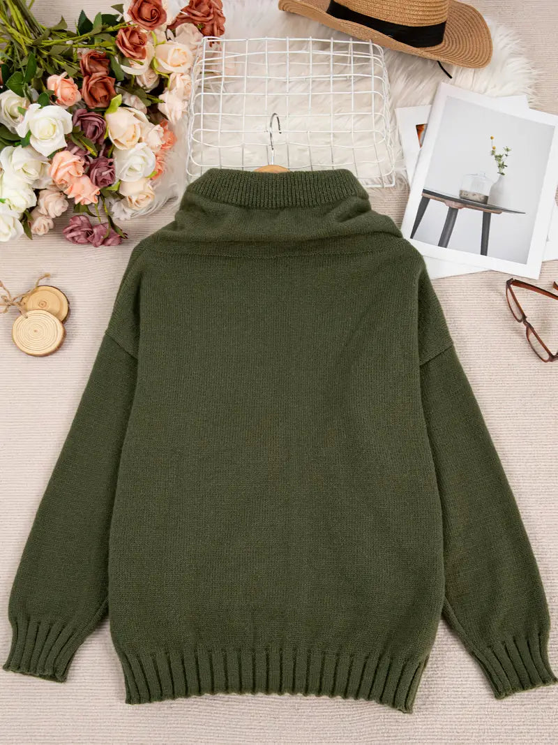 Paulina - Megztinis su kengūros kišene