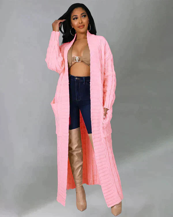 Theodora - Klasikinis kardiganas kasdieniam dėvėjimui su V formos iškirpte