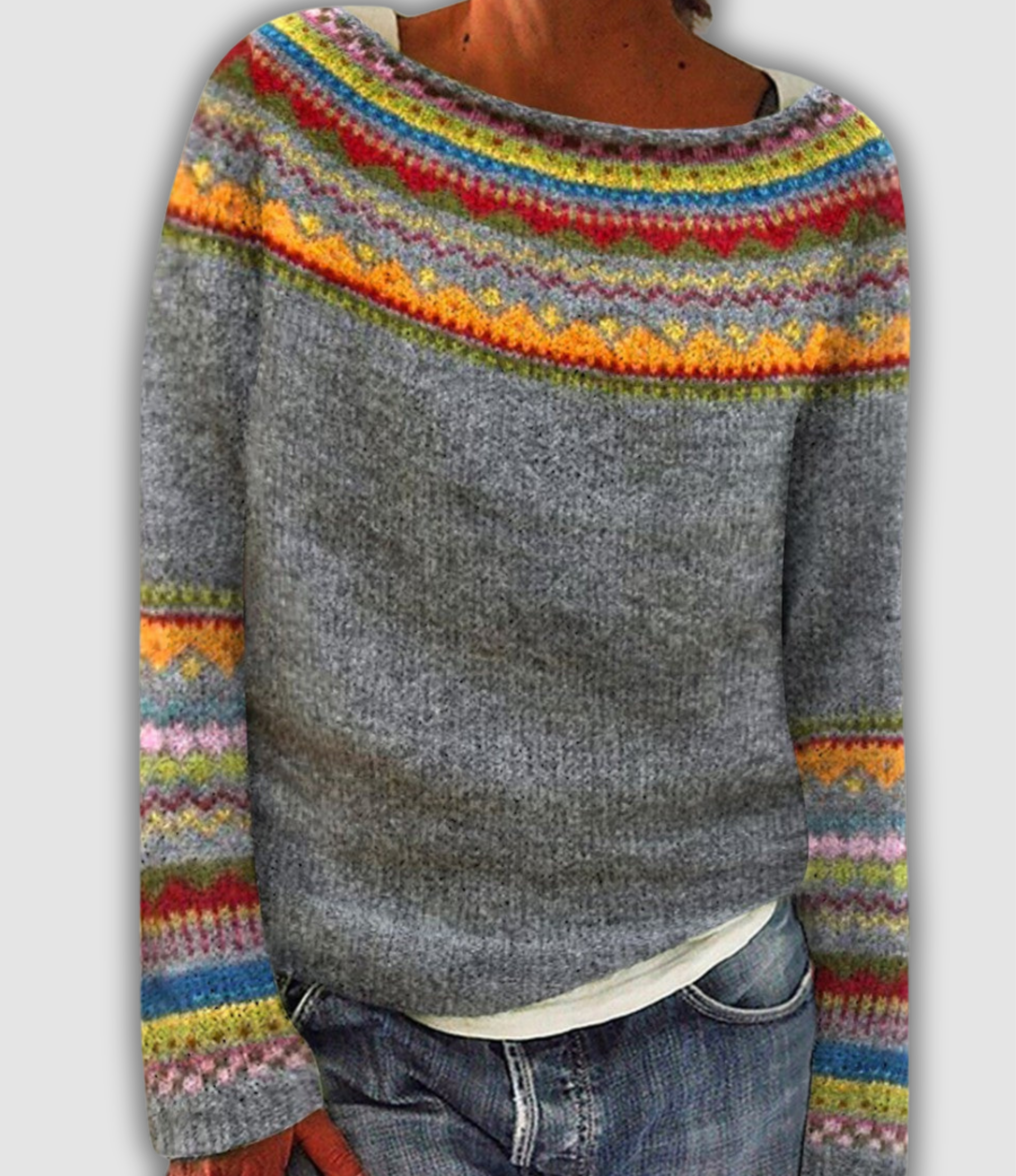 Leevke - Malonus retro megztinis