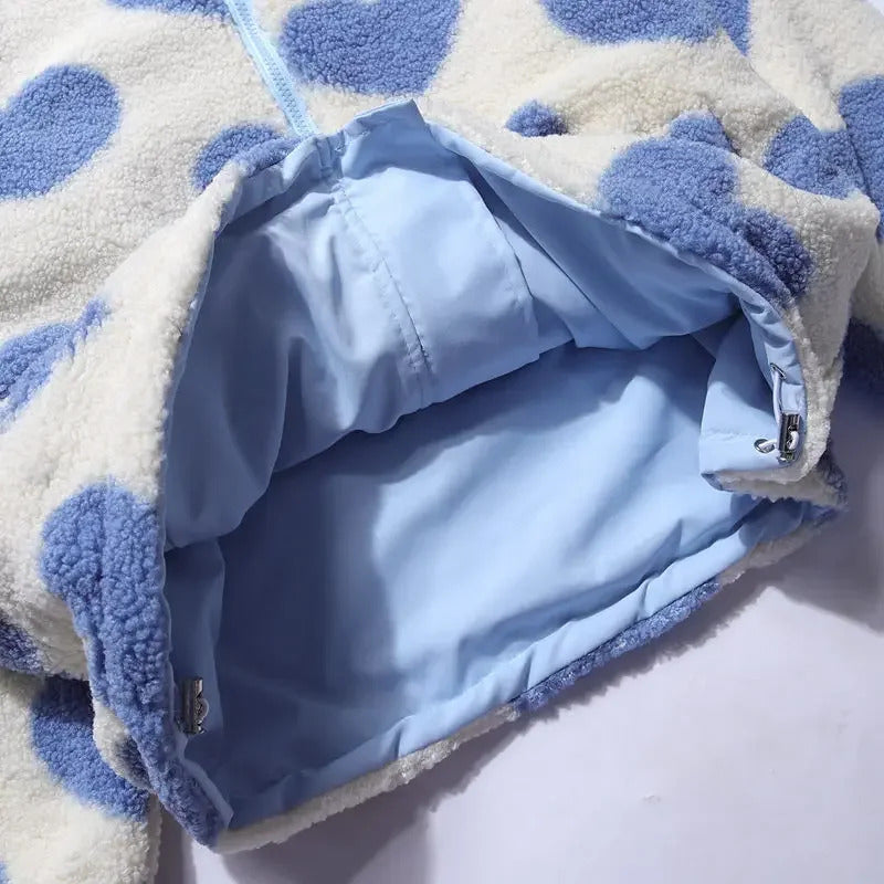 Katharina™ | Atvirkštinė širdelių striukė