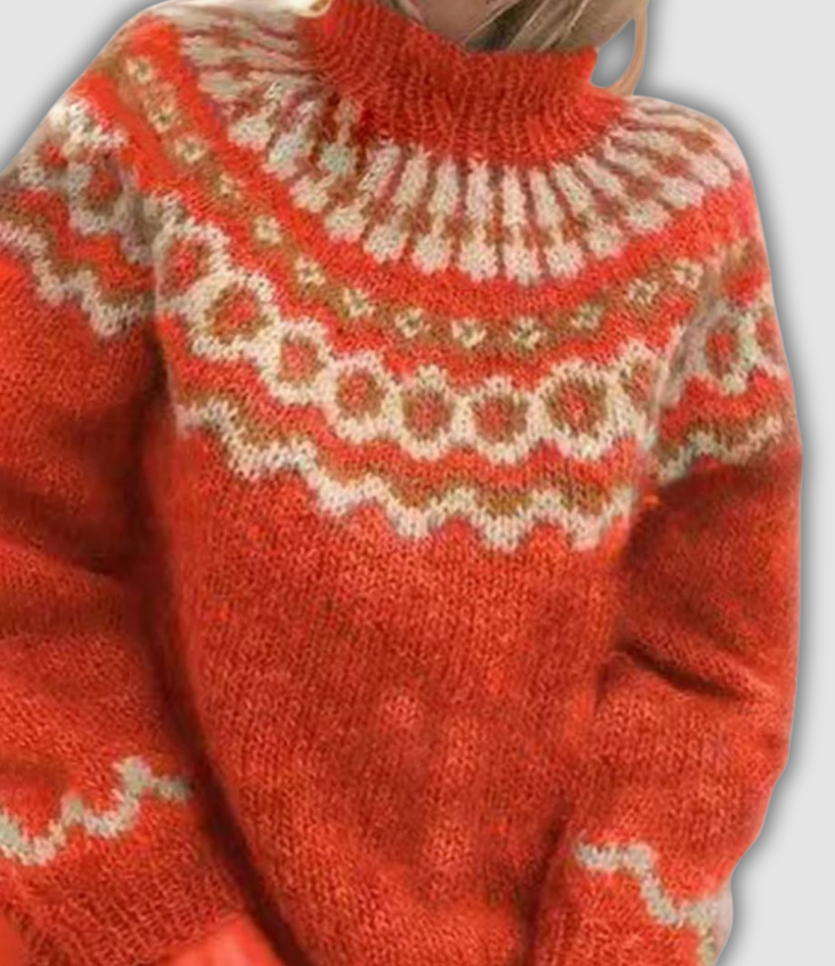 Violetta - Hyggelig megztinis su apykakle