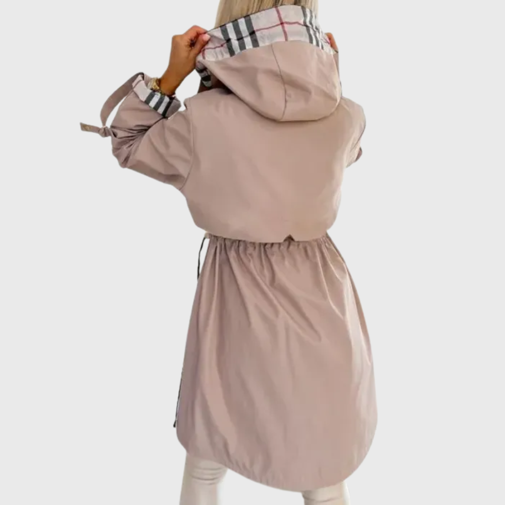 Halina - Moteriška striukė su priekiniais užtrauktukais