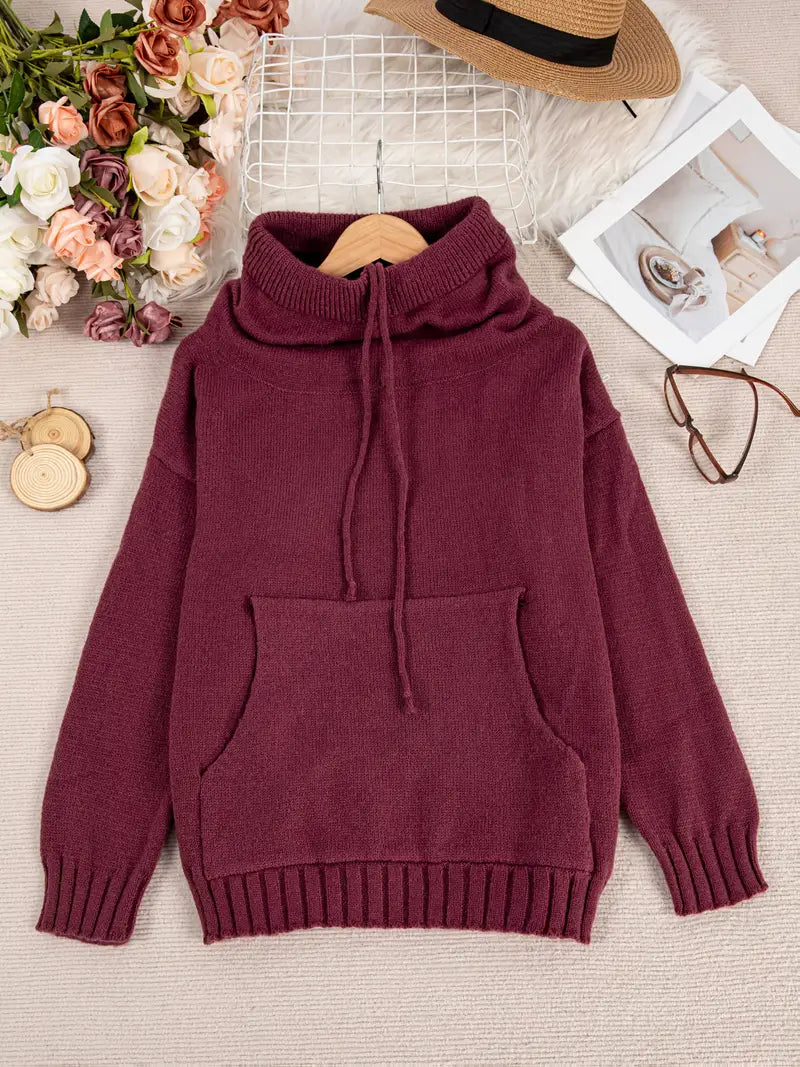 Paulina - Megztinis su kengūros kišene