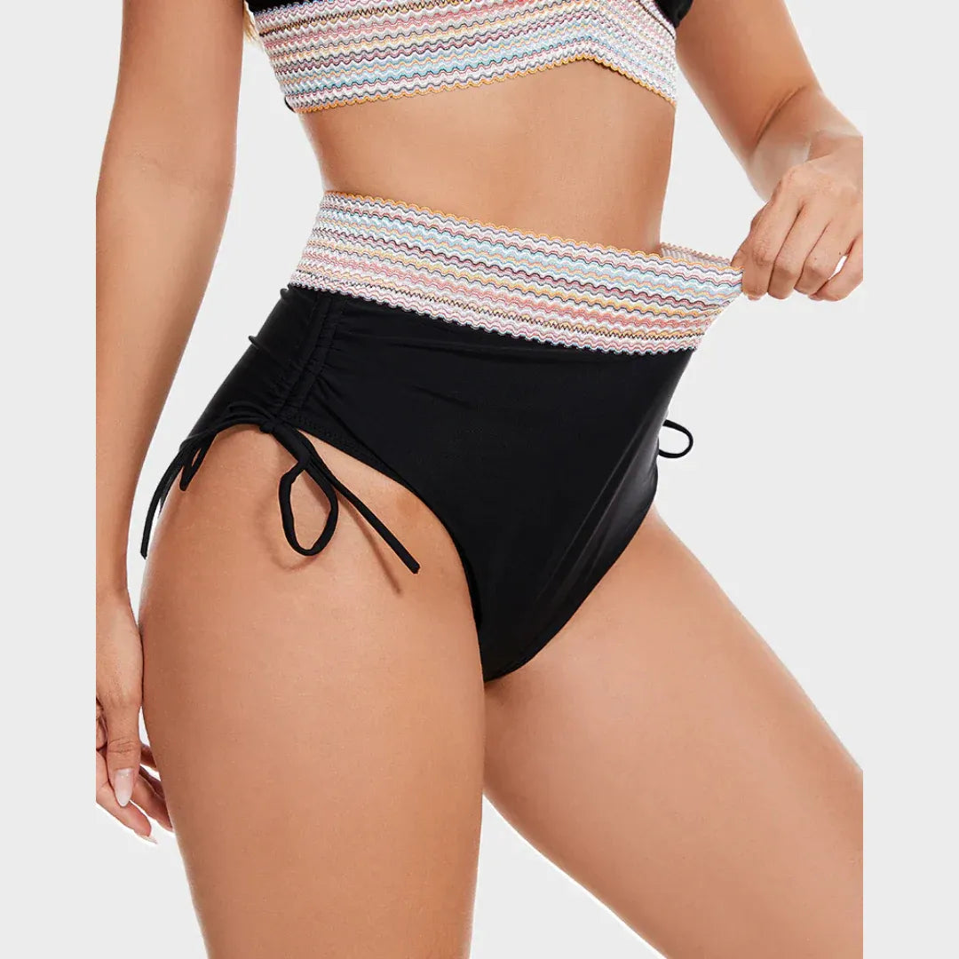 Noa – Bikini su Aukštu Juosmeniu ir Formuojančiu Diržu