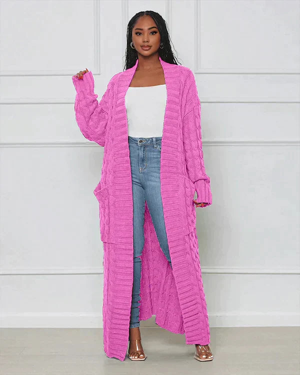 Theodora - Klasikinis kardiganas kasdieniam dėvėjimui su V formos iškirpte