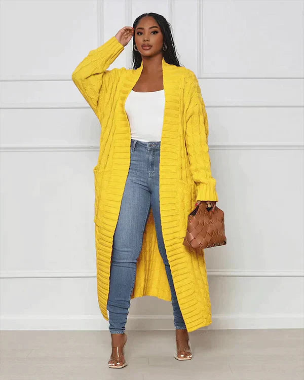 Theodora - Klasikinis kardiganas kasdieniam dėvėjimui su V formos iškirpte