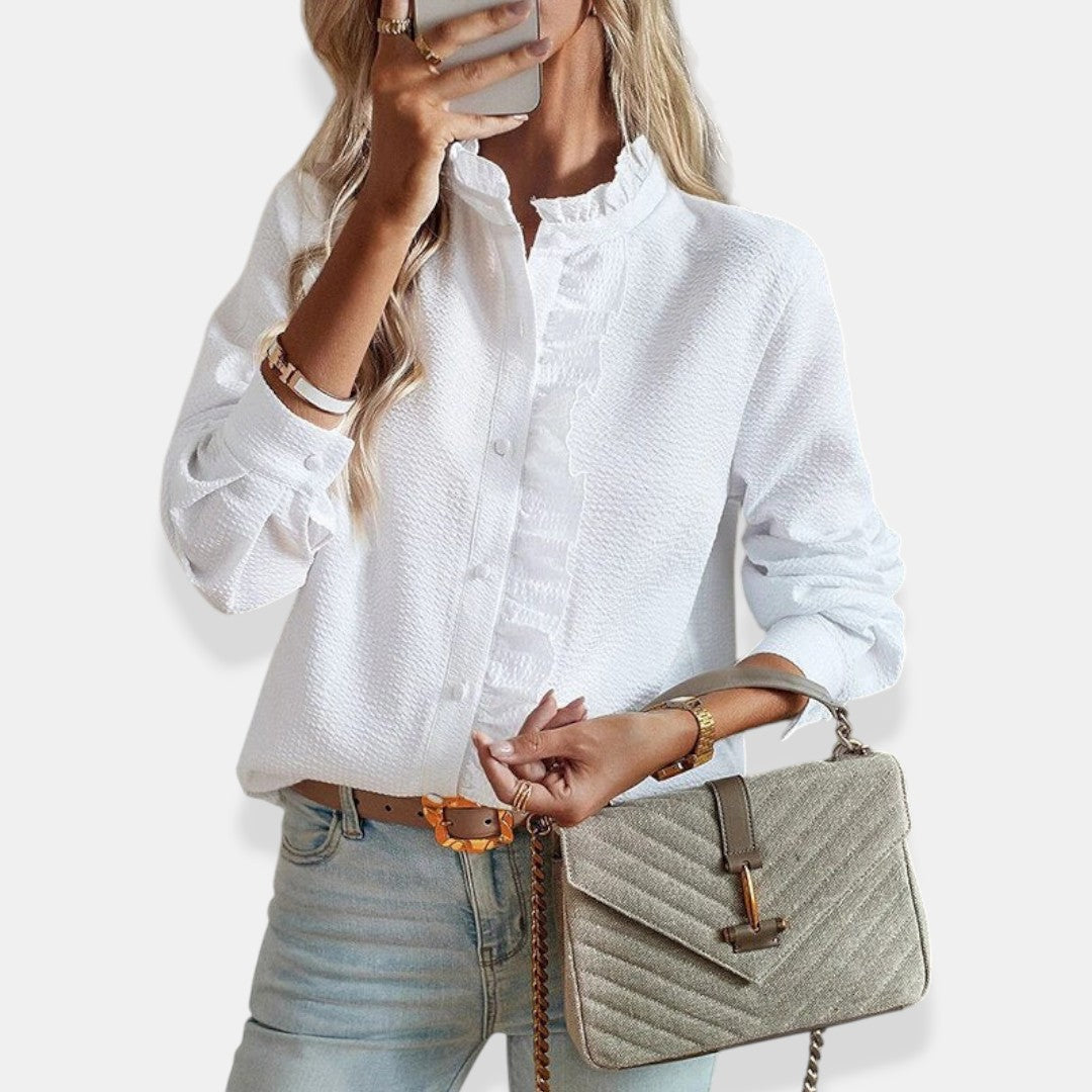 Juliette | Pasitikėjimą suteikianti blūza rafinuotu stiliumi